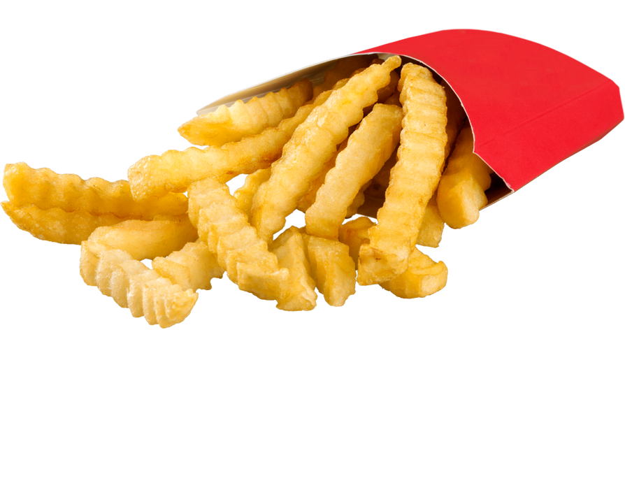 Small pack of fried potatoes